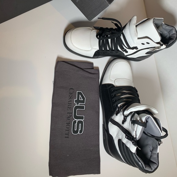 4US Cesare Paciotti Hightop Sneakers - Picture 3 of 7